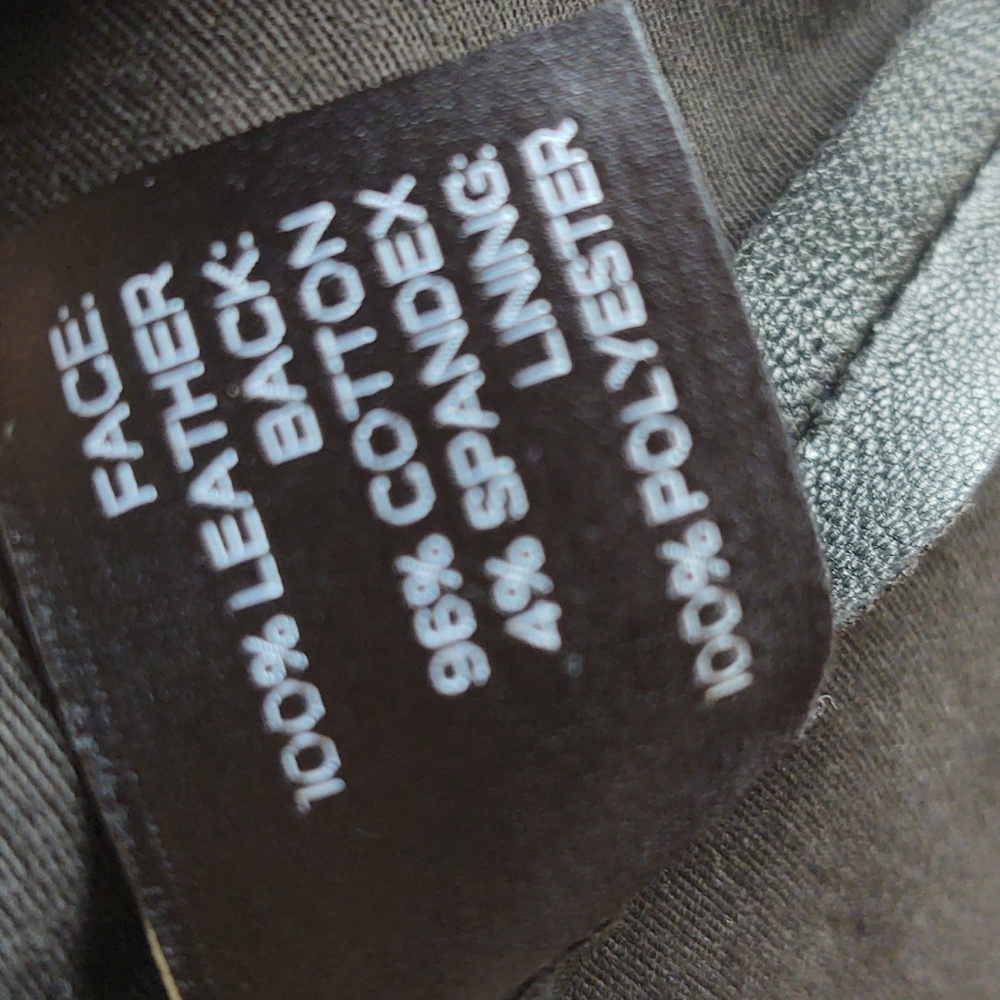 Saks Fifth Ave Leather Sheath Dress - Picture 6 of 8